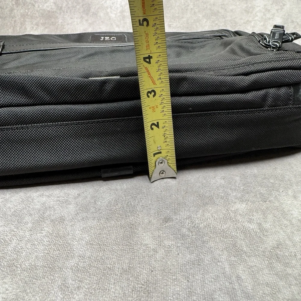 TUMI ALPHA II 2 Portfolio Briefcase carry-on Business bag Black **MONOGRAM